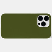 Army Green Een van de beste massief groene tinten Case-Mate iPhone Case (Achterkant (horizontaal))