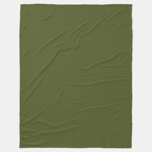 Army Green Fleece Deken (Voorkant)