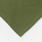 Army Green Fleece Deken (Hoek)