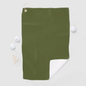 Army Green Golf Towel for Ultimate Comfort Golfhanddoek (Insitu)
