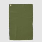Army Green Golf Towel for Ultimate Comfort Golfhanddoek (Voorkant)