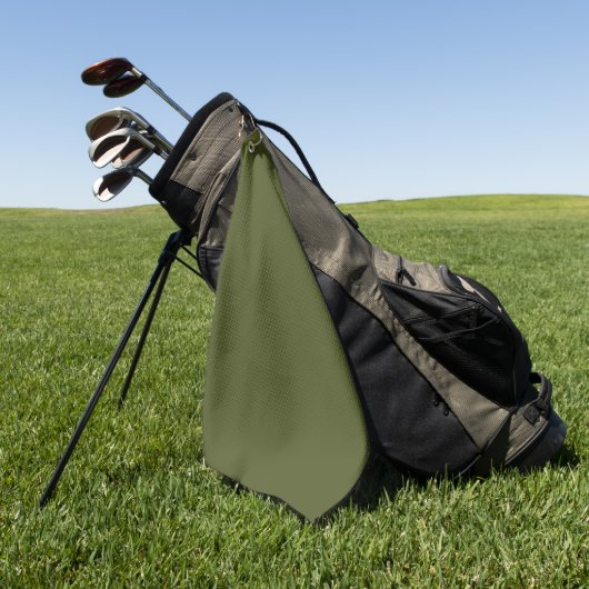 Army Green Golf Towel for Ultimate Comfort Golfhanddoek (Groen)