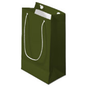 Army Green Klein Cadeauzakje (Voorkant Gekanteld)