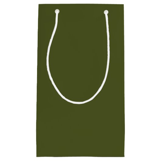 Army Green Klein Cadeauzakje (Voorkant)