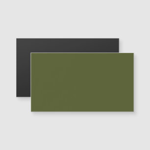 Army Green Magnetische Zakelijke Kaart