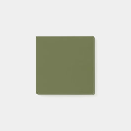 Army Green Simple 3" x 3" Post-it® Notes