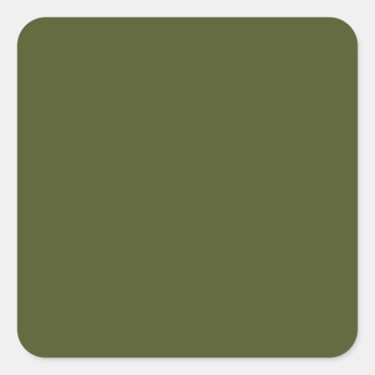 Army Green Vierkante Sticker (Voorkant)