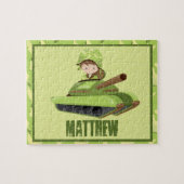 Army Guy Personalized Puzzle Legpuzzel (Horizontaal)