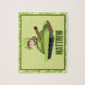 Army Guy Personalized Puzzle Legpuzzel (Verticaal)