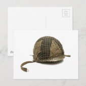Army Helmet Briefkaart (Voorkant / Achterkant)