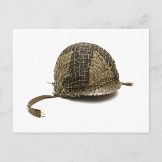 Army Helmet Briefkaart (Voorkant)