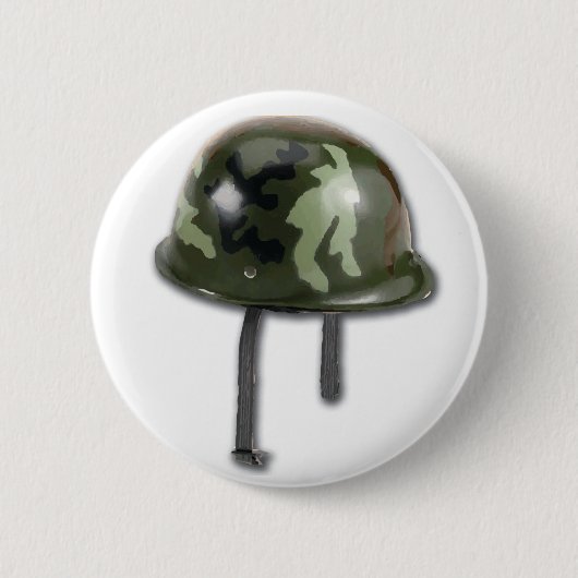 Army Helmet Ronde Button 5,7 Cm (Voorkant)