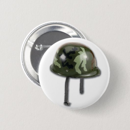Army Helmet Ronde Button 5,7 Cm (Voorkant /achterkant)
