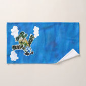 Army Jet - Kunst voor kinderen Bad Handdoek (Handdoek)