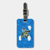 Army Jet - Kunst voor kinderen Bagagelabel (Voorkant verticaal)