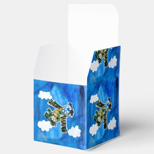 Army Jet - Kunst voor kinderen Bedankdoosjes (Geopend)