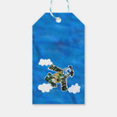 Army Jet - Kunst voor kinderen Cadeaulabel (Voorkant)