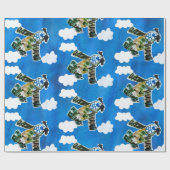 Army Jet - Kunst voor kinderen Cadeaupapier (Vlak)