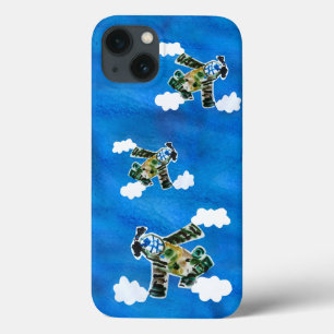 Army Jet - Kunst voor kinderen Case-Mate iPhone Case