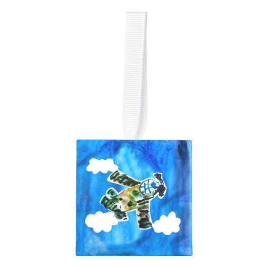 Army Jet - Kunst voor kinderen Decoratie (Voorkant)