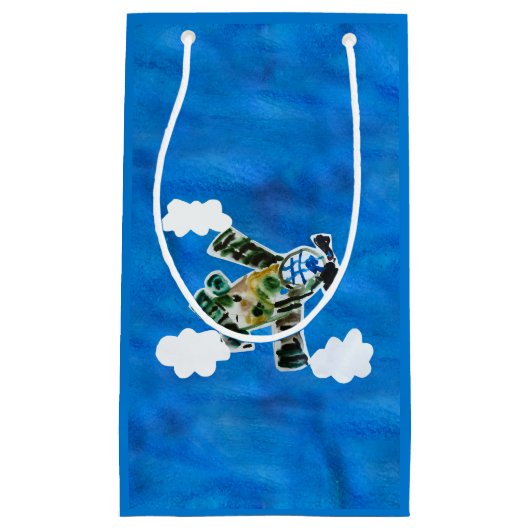 Army Jet - Kunst voor kinderen Klein Cadeauzakje (Voorkant)