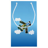 Army Jet - Kunst voor kinderen Klein Cadeauzakje (Achterkant)