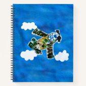 Army Jet - Kunst voor kinderen Notitieboek (Voorkant)