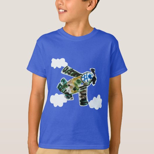 Army Jet - Kunst voor kinderen T-shirt (Voorkant)