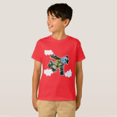 Army Jet - Kunst voor kinderen T-shirt (Voorkant volledig)
