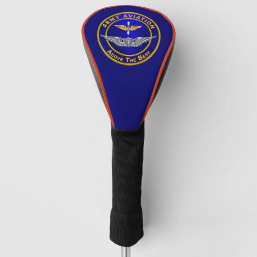 Army Luchtvaartvleugels Golfheadcover (Voorkant)