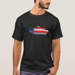 Army M1 Abrams Tank 4 juli Amerikaanse vlag