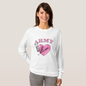 Army Mam Heart N Dog Label2 T-shirt (Voorkant volledig)