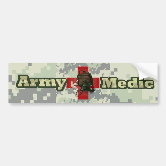 Army Medic Bumpersticker (Voorkant)