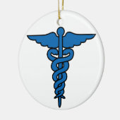 Army Medical Caduceus Keramisch Ornament (Links)