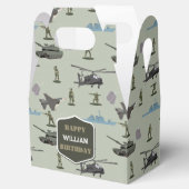 Army Military Camouflage Green Camo Birthday Bedankdoosjes (Geopend)