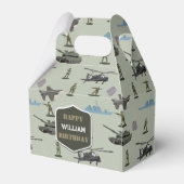 Army Military Camouflage Green Camo Birthday Bedankdoosjes (Voorkant Zijde)