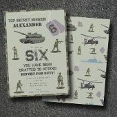 Army Military Camouflage Green Camo Birthday Kaart