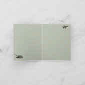 Army Military Camouflage Green Camo Kaart (Binnen)