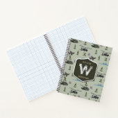 Army Military Camouflage Green Camo Pattern Notitieboek (Binnen)