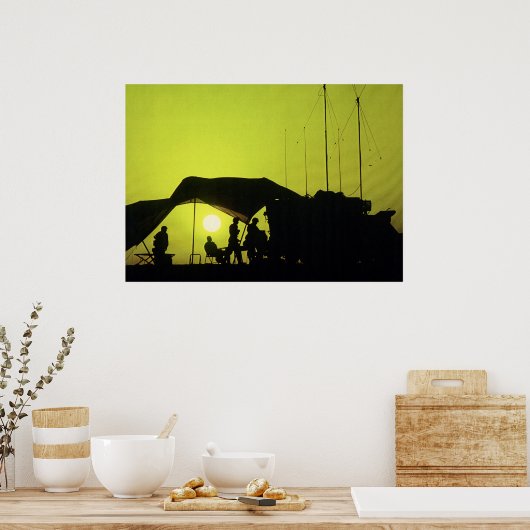 Army Mobile Command Post Poster (Keuken)