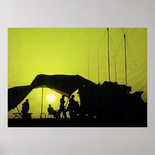 Army Mobile Command Post Poster (Voorkant)