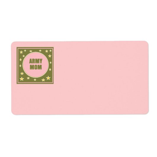 ARMY MOM SHIPPING Label (Voorkant)