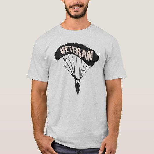 Army Paratrooper Veteran T-shirt (Voorkant)