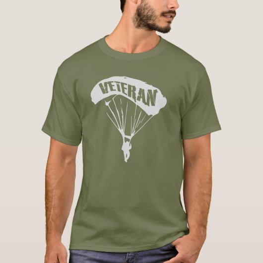 Army Paratrooper Veteran T-shirt (Voorkant)