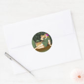 Army Pin-Up Ronde Sticker (Envelop)