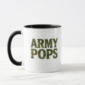 "ARMY POPS" Camouflage Mug | Military Dad Grandfat Mok (Links)