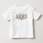 Army Proud Brat Kinder Shirts (Voorkant)