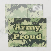 Army Proud Briefkaart (Voorkant / Achterkant)