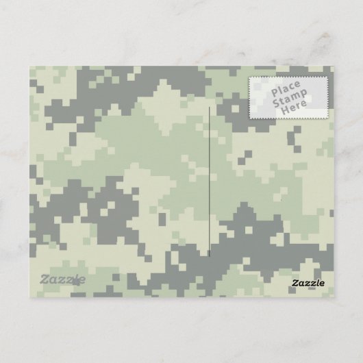 Army Proud Briefkaart (Achterkant)
