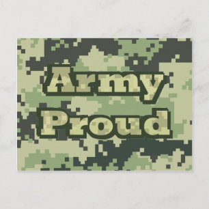 Army Proud Briefkaart